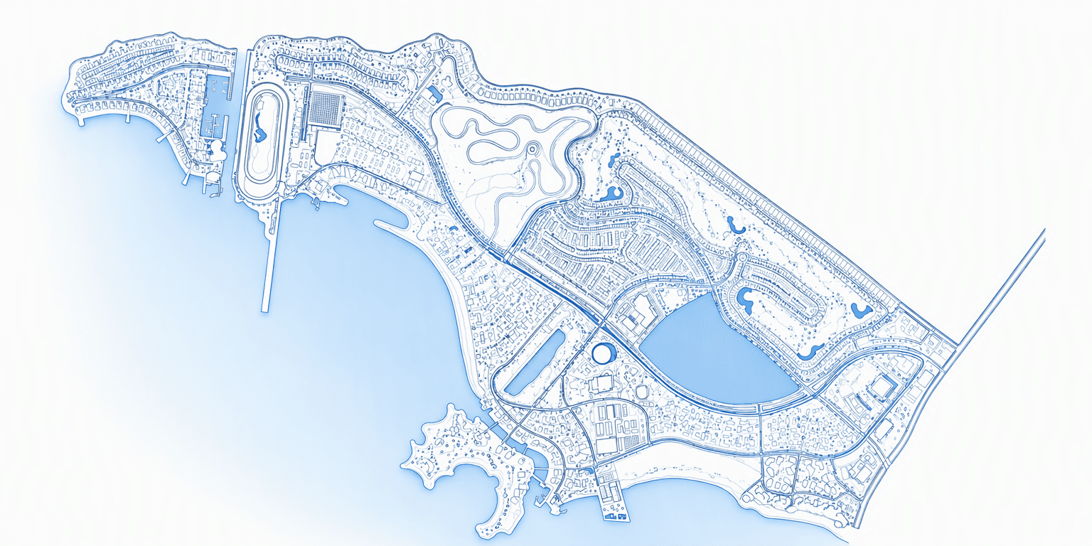 Hudayriyat Golf Estate masterplan
