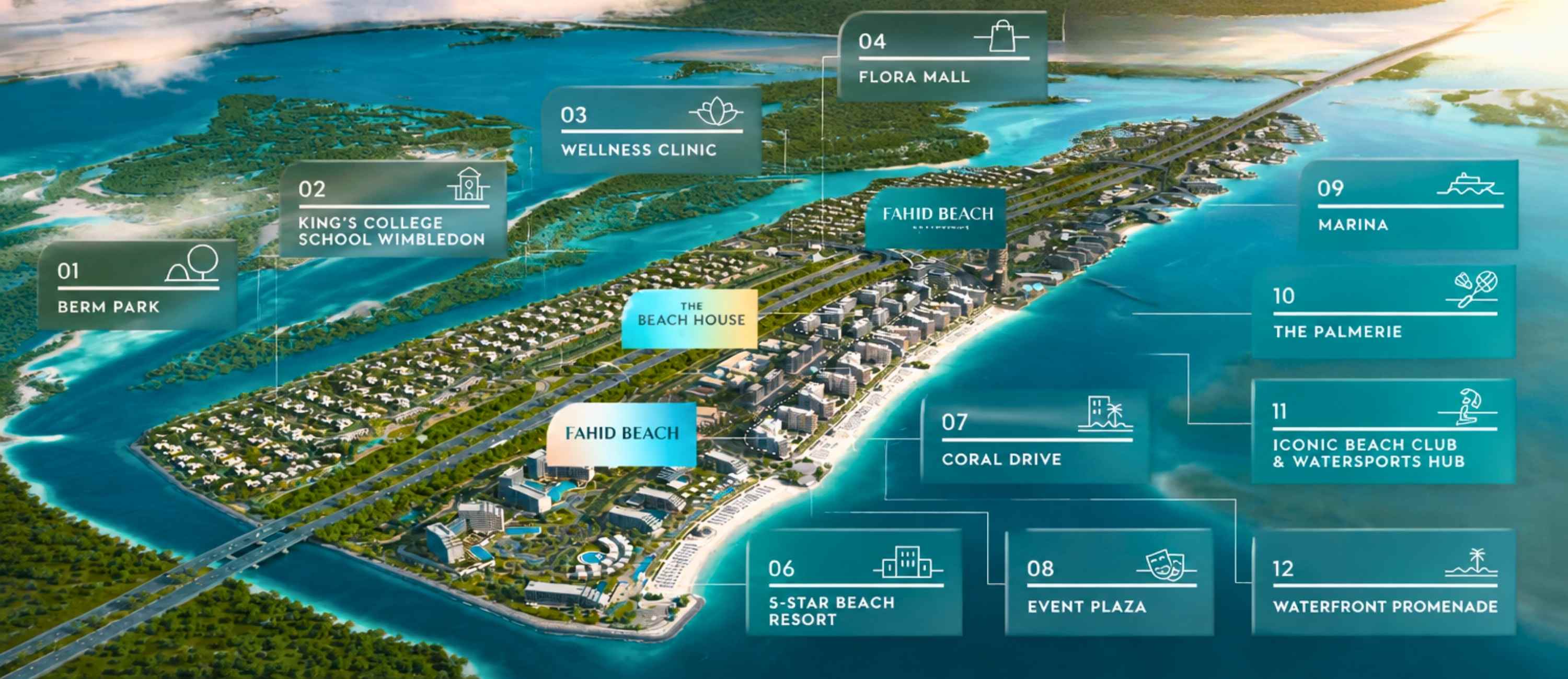 Fahid Beach Terraces masterplan